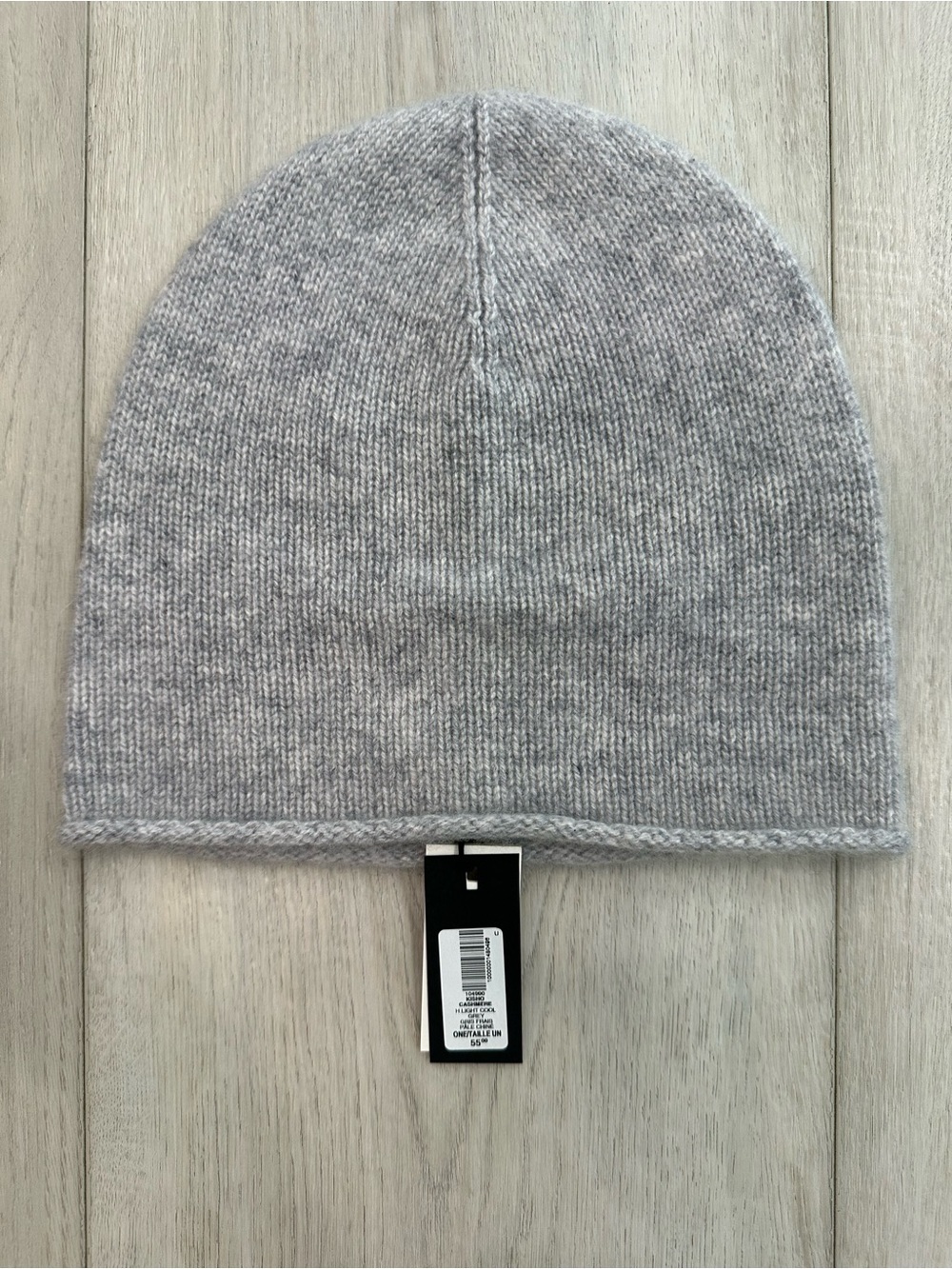 Babaton Light Gray Knit Beanie